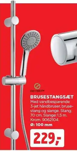jem & fix GEYSER BRUSESTANGSÆT tilbud
