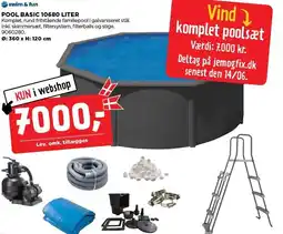 jem & fix SWIM & FUN POOL BASIC 10680 LITER tilbud