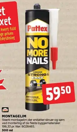 jem & fix PATTEX MONTAGELIM tilbud