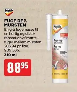jem & fix POLYFILLA FUGE REP. MURSTEN tilbud