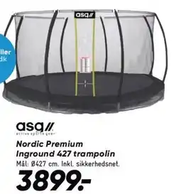 Bilka ASG Nordic Premium Inground 427 trampolin tilbud