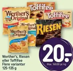 Wether's, Riesen eller Toffifee