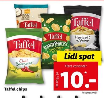 Let-Køb Taffel chips tilbud