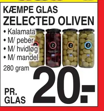 ABC Lavpris Kæmpe glas zelected oliven tilbud