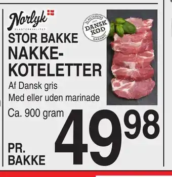 ABC Lavpris Stor bakke nakkekoteletter tilbud