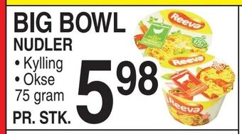 ABC Lavpris Big bowl nudler tilbud