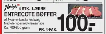 ABC Lavpris Lækre entrecote bøffer tilbud