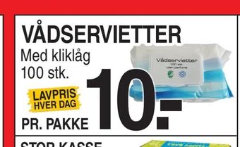 ABC Lavpris Vådservietter tilbud