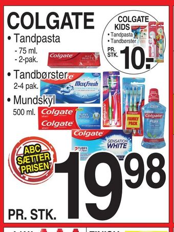 ABC Lavpris Colgate tilbud