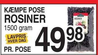 ABC Lavpris Rosiner tilbud