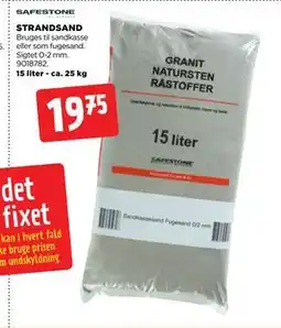 jem & fix STRANDSAND tilbud