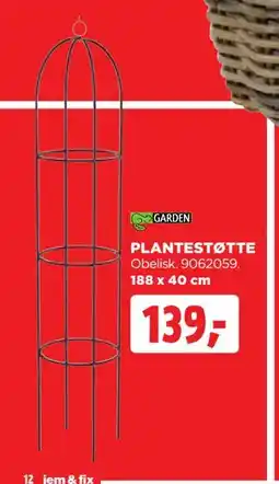 jem & fix PLANTESTØTTE tilbud