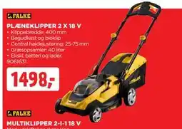 jem & fix PLÆNEKLIPPER 2 X 18 V tilbud