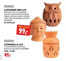 jem & fix LANTERNE MED LYS tilbud