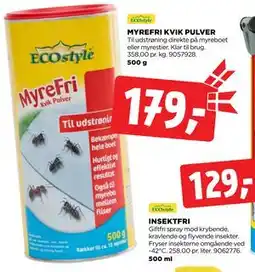 jem & fix MYREFRI KVIK PULVER tilbud