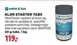 jem & fix KLOR STARTER TABS tilbud