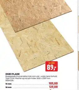 jem & fix OSB3 PLADE tilbud
