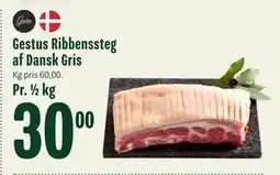 Min Købmand Gestus Ribbenssteg af Dansk Gris tilbud