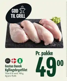 Min Købmand Gestus Dansk Kyllingebrystfilet tilbud