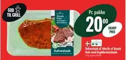 Min Købmand Kalvesteak af Yderlår af Dansk Kalv med Kryddermarinade tilbud