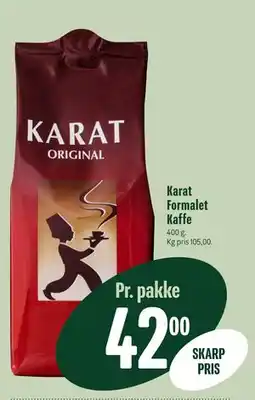 Min Købmand Karat Formalet Kaffe tilbud