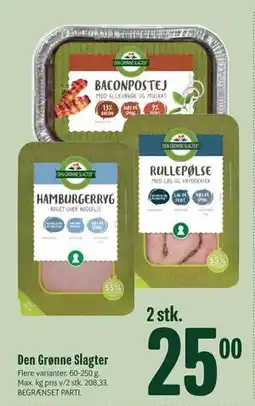 Min Købmand Den Grønne Slagter tilbud