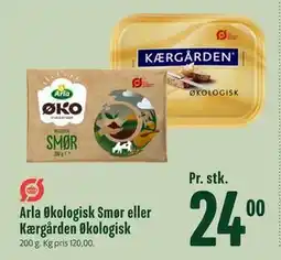 Min Købmand Arla Økologisk Smør eller Kærgården Økologisk tilbud