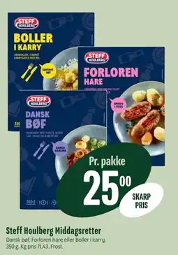 Min Købmand Steff Houlberg Middagsretter tilbud