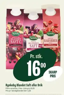 Min Købmand Rynkeby Blandet Saft eller Drik tilbud