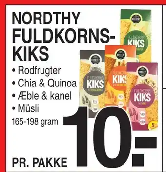 ABC Lavpris Nordthy fuldkornskiks tilbud