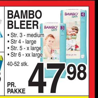 ABC Lavpris Bambo bleer tilbud