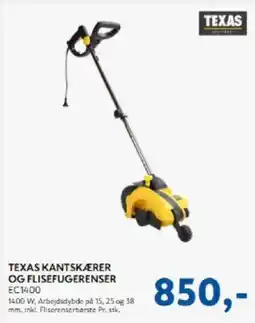 Davidsen TEXAS Kantskærer og flisefugerenser EC1400 tilbud