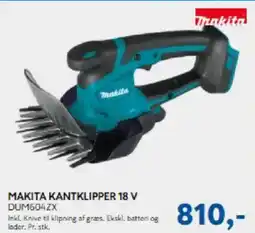 Davidsen MAKITA Kantklipper 18 V DUM604ZX tilbud