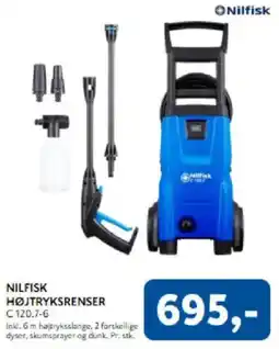 Davidsen NILFISK Højtryksrenser C 120.7-6 tilbud