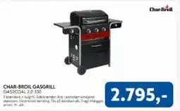 Davidsen CHAR-BROIL Gasgrill GASZCOAL 2.0 330 tilbud