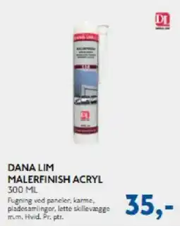 Davidsen DANA LIM Malerfinish acryl tilbud