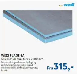Davidsen WEDI Plade ba tilbud
