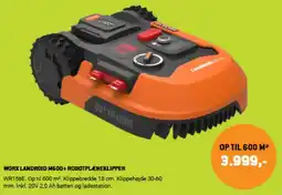 XL-BYG WORX Landroid M600+ robotpleneklipper tilbud