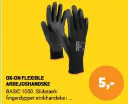 XL-BYG Ox-On flexible arbejdshandske tilbud
