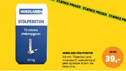 XL-BYG NORDLAND Stolpebeton tilbud