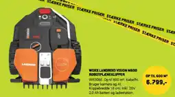 XL-BYG WORX Landroid Vision M600 robotplæneklipper tilbud