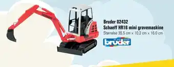 Otto Duborg Bruder 02432 Schaeff HR16 mini gravemaskine tilbud