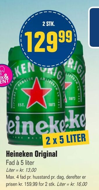 Otto Duborg Heineken Original tilbud