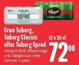 Min Købmand Grøn Tuborg, Tuborg Classic eller Tuborg Sprød tilbud