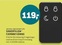 XL-BYG Sikkerthjem fjernbetjening tilbud