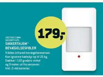 XL-BYG Sikkerthjem bevægelsesføler tilbud