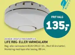 XL-BYG Life røg- eller varmealarm tilbud