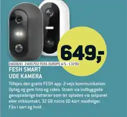XL-BYG Fesh smart ude kamera tilbud
