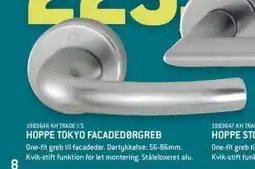 XL-BYG Hoppe tokyo facadedørgreb tilbud