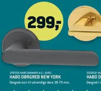 XL-BYG Habo dørgreb new york tilbud